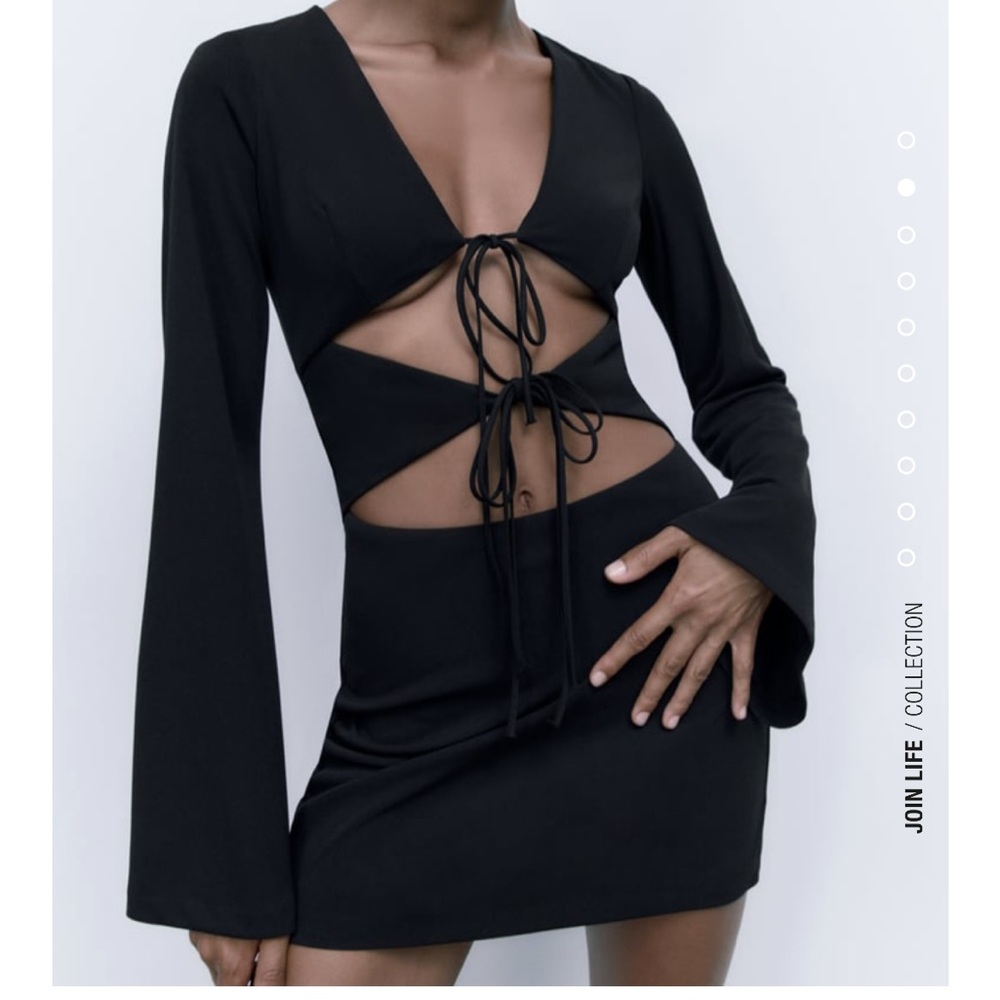 Zara cut out mini dress size M BNWT